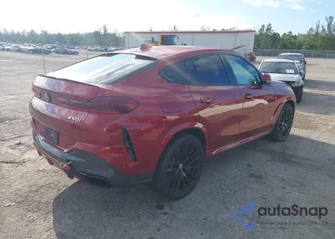 2022 BMW X6 M50I из США, поврежденный, VIN 5UXCY8C03N9M89298